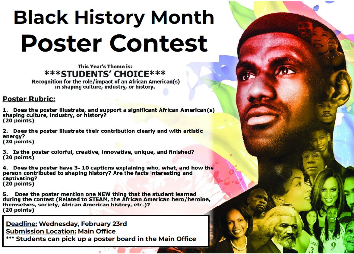 JSHS Black History Month Poster Contest Fallsburg Central School District